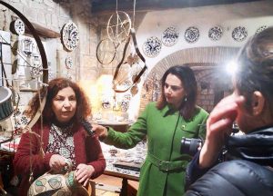 I turisti cinesi a Viterbo