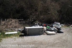 Viterbo - Il fontanile di Fiescoli nel degrado