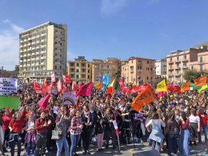 I cortei contro le mafie