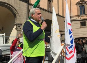 Il sindaco di Viterbo per l'iniziativa "Pulizie di primavera"