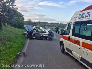 Vetralla - Incidente sulla Cassia sud