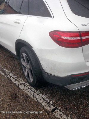 Viterbo - L'incidente in viale Raniero Capocci