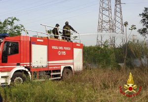 Roma - Rogo discarica abusiva zona est