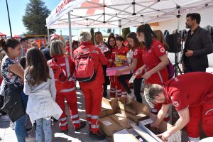 La Croce rossa ad Amatrice 
