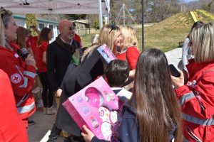 La Croce rossa ad Amatrice 