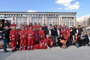 La Croce rossa ad Amatrice 