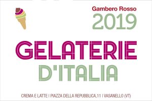 "Crema e latte" nella guida Gelaterie d’Italia del Gambero Rosso