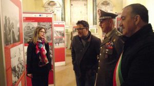 Vitorchiano - Il generale Addis alla mostra