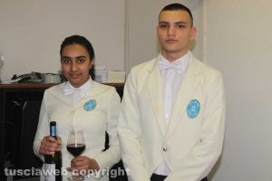Viterbo - Presentazione di Degustando la Pasqua con i ragazzi della scuola alberghiera 