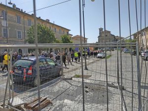 Ronciglione - La rete in via Garibaldi