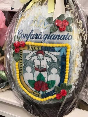 L'uovo realizzato per la Colazione di Pasqua con la solidarietà