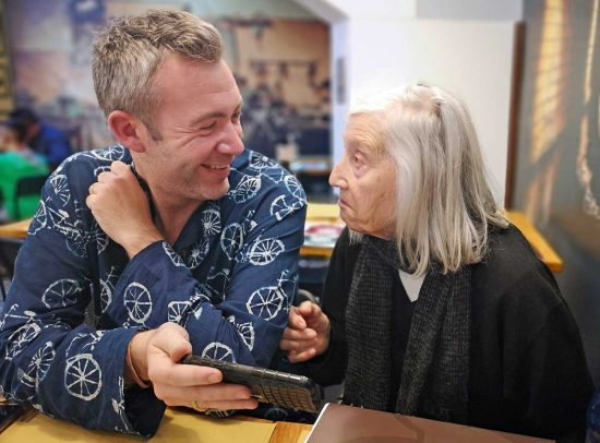 Emanuele Usai e nonna Licia