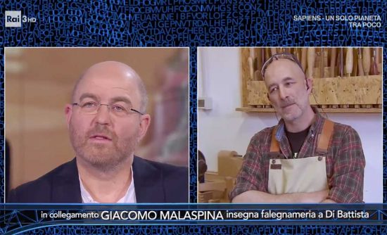 Giacomo Malaspina insegnante di Alessandro Di Battista su Rai3