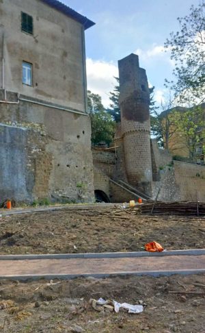 Vetralla - I lavori ai “Giardini di inverno”