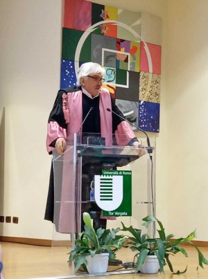 Roma - Università Tor Vergata - Gigi Proietti insignito del titolo di professore emerito honoris causa