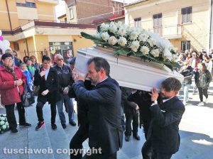 Villa San Giovanni in Tuscia - I funerali di Viola Miccoli