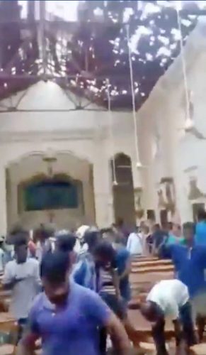 Sri Lanka - L'esplosione in una chiesa