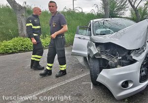 Viterbo - Incidente sulla Cassia Nord