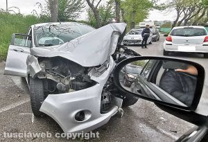 Viterbo - Incidente sulla Cassia Nord