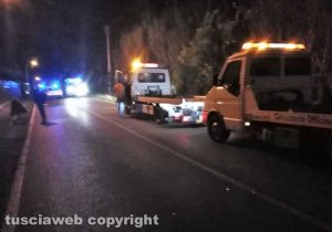 Vetralla - Frontale tra due auto, un ferito