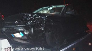 Vetralla - Frontale tra due auto, un ferito