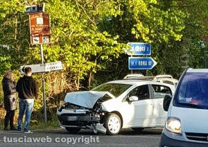 Vetralla - L'incidente sulla Cassia 