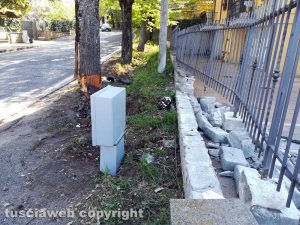 Viterbo -  Auto perde il controllo e si schianta contro una pianta