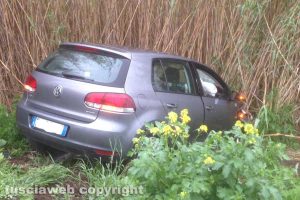 Viterbo - Scontro tra auto in strada Ponte del Diavolo, due feriti gravi.