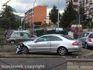Viterbo - L'incidente al Carmine