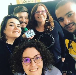 Viterbo - Associazione Click - Gli allievi durante un'esperienza di lavoro