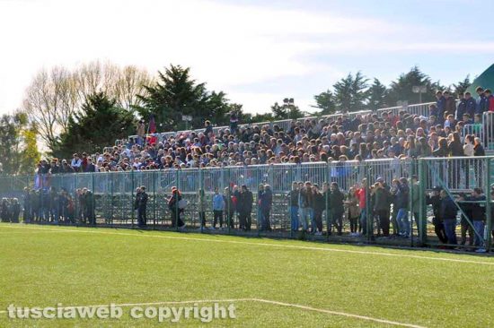 Sport - Calcio - Tarquinia - La tribuna del Bonelli - Foto d'archivio