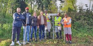 Vetralla - I lavori socialmente utili - La pulizia della Via Francigena
