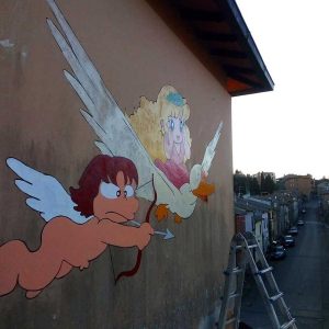 Bagnoregio - Castel Cellesi e Vetriolo nel circuito turistico con i murales di Paolo Carriere