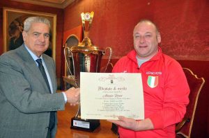Viterbo Il sindaco Arena e Rossi
