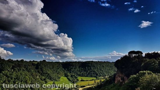 La vallata intorno a Civita Castellana