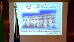 Prefettura - L'annuale Cerimonia di nomina dei Cavalieri insigniti dell’Ordine al Merito della Repubblica Italiana