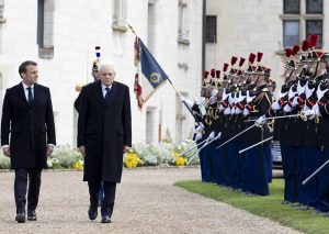 Amboise - Sergio Mattarella e Emmanuel Macron per i 500 anni dalla morte di Leonardo da Vinci