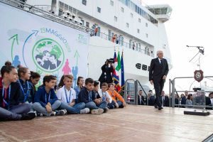 Civitavecchia - Sergio Mattarella incontra gli studenti 