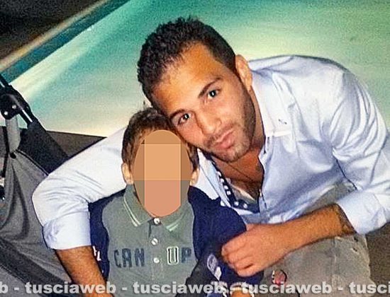 Andrea Landolfi con il figlio minorenne