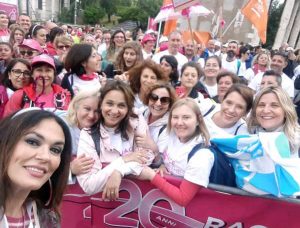 Roma - Il coordinamento donne della Fabi di Viterbo alla Race for the cure