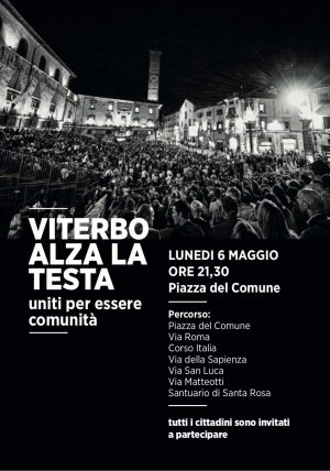 Viterbo alza la testa: uniti per essere comunità