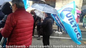 Roma - La manifestazione di Mercatone Uno