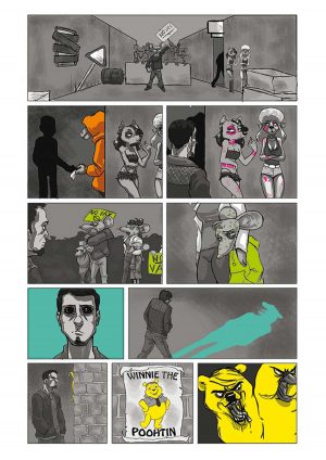 Vignanello - 21esimo degrado, il fumetto della terza A del liceo Midossi