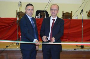 Viterbo - La nuova aula magna dell'Itt Leonardo da Vinci - Pietro Nocchi e Luca Damiani
