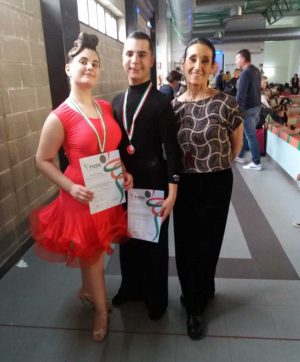 Aurora Boccialoni e David Felician della New dance alba