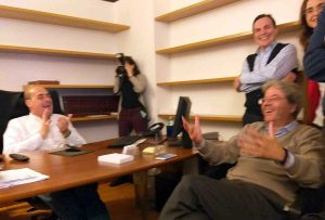 Zingaretti e Gentiloni al Nazzareno