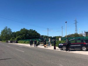 Civita Castellana - Carabinieri - Il servizio con elicotteri e gruppo cinofili