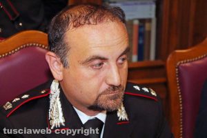 Viterbo - Il comandante del nucleo operativo Guglielmo Trombetta