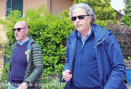 Giallo di Ronciglione - Il terzo sopralluogo dei Ris - A destra, il pm Franco Pacifici