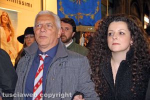 Viterbo - Massimo Mecarini e Chiara Frontini